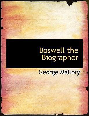 Boswell the Biographer 1113630752 Book Cover