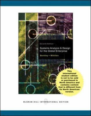 Systems Analysis and Design for the Global Ente... 0071107665 Book Cover