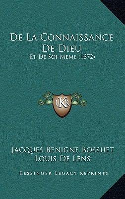 De La Connaissance De Dieu: Et De Soi-Meme (1872) [French] 1167616537 Book Cover
