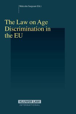 The Law on Age Discrimination in the EU 9041125221 Book Cover