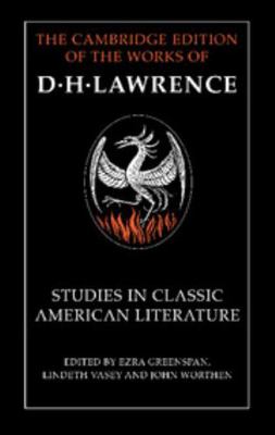 Studies in Classic American Literature 0521550165 Book Cover