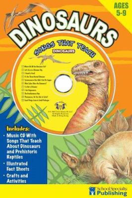 Dinosaurs Sing Along Activity Book with CD: Son... 076964578X Book Cover