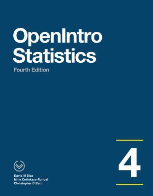 OpenIntro Statistics: Fourth Edition 1943450072 Book Cover