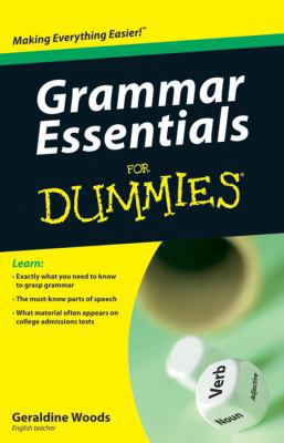 Grammar Essentials for Dummies 047061837X Book Cover