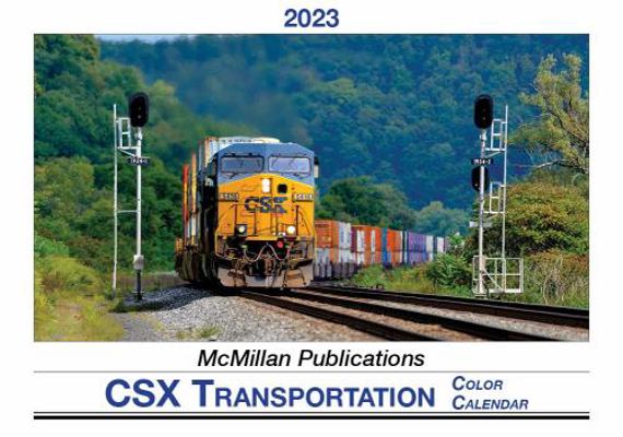 Paperback 2023 CSX Transportation Color Calendar Book