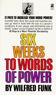 Six Weeks to Words of Power 0671732838 Book Cover