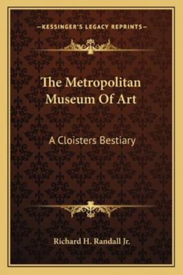 The Metropolitan Museum Of Art: A Cloisters Bes... 1162917199 Book Cover