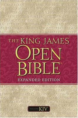 The King James Open Bible: Expanded Black Bonde... 0718002091 Book Cover