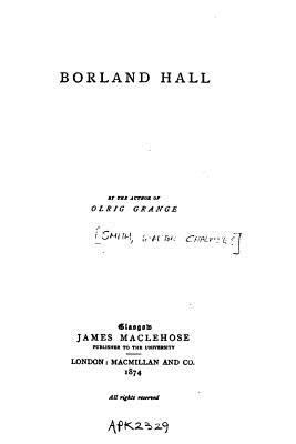 Borland Hall 1523491108 Book Cover