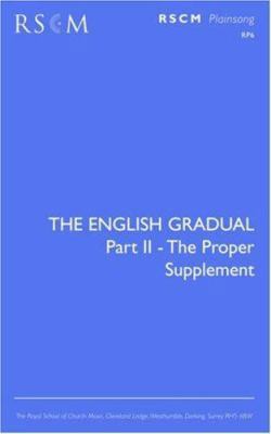 The English Gradual Supplement 0854021183 Book Cover