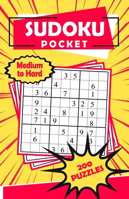 Sudoku Pocket Medium to Hard 200 Puzzles: Compa... 1692113976 Book Cover