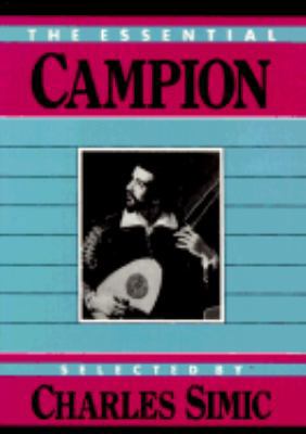 Essential Campion (Essential Poets) 0880011726 Book Cover