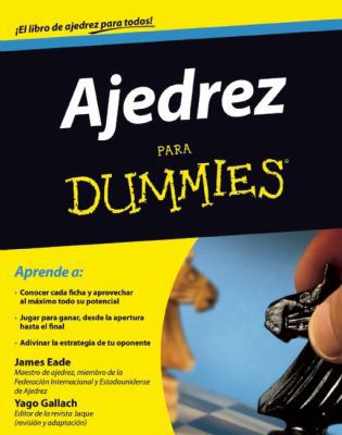 Ajedrez Para Dummies [Spanish] 6070707567 Book Cover