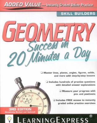 Geometry Success in 20 Minutes a Day 157685745X Book Cover