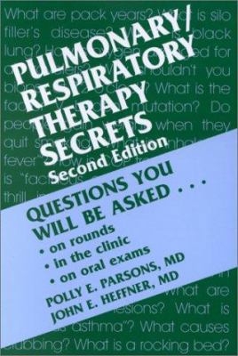 Pulmonary/Respiratory Therapy Secrets: With STU... 1560534273 Book Cover