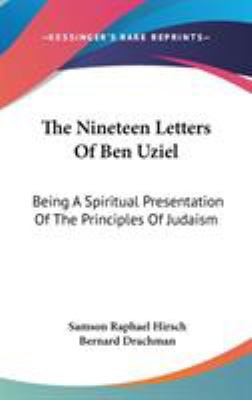 The Nineteen Letters Of Ben Uziel: Being A Spir... 0548156247 Book Cover