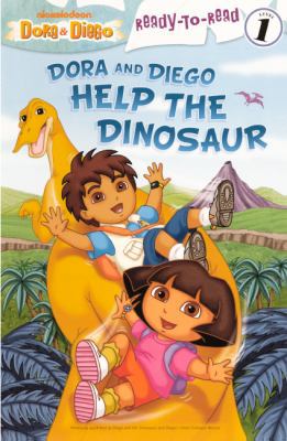 Dora and Diego Help the Dinosaur 0606160191 Book Cover