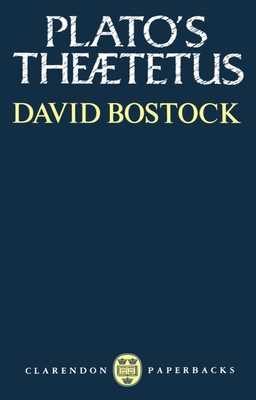 Plato's Theaetetus 0198239300 Book Cover