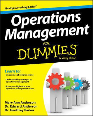 Operations Management for Dummies 1118551060 Book Cover