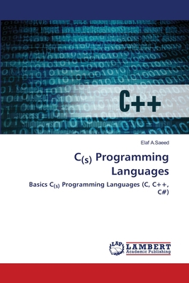 C(s) Programming Languages 6202667389 Book Cover