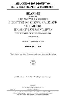 Applications for information technology researc... 1981737561 Book Cover
