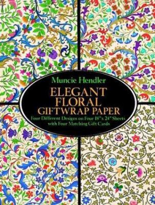Elegant Floral Giftwrap Paper 0486277607 Book Cover