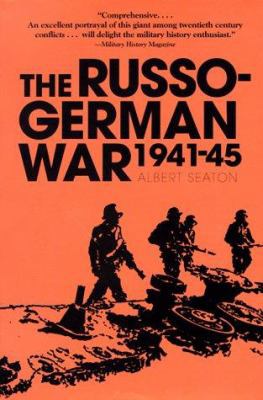 The Russo German War, 1941-45 0891414916 Book Cover