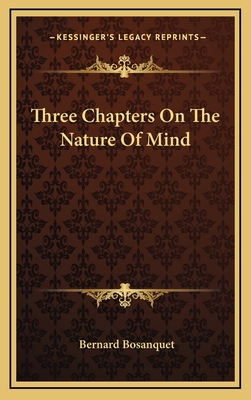 Three Chapters on the Nature of Mind 1163352330 Book Cover