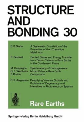 Structure and Bonding 3662155028 Book Cover