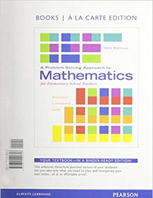 A Problem Solving Approach to Mathematics for E... 0321990749 Book Cover