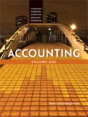 Accounting, Volume 1, Ninth Canadian Edition (9... 0132690098 Book Cover