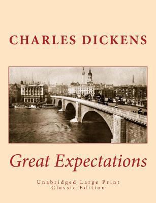 Great Expectations Unabridged Large Print Class... [Large Print] 1726383342 Book Cover