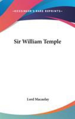 Sir William Temple 0548078335 Book Cover