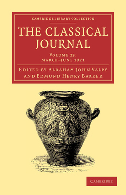 The Classical Journal 1108058043 Book Cover