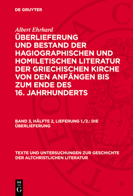 Die Überlieferung [German] 3112778820 Book Cover