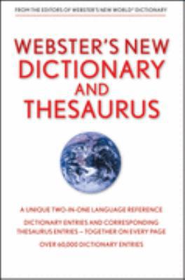 Webster's New Dictionary and Thesaurus 0471799327 Book Cover