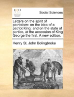 Letters on the spirit of patriotism: on the ide... 1170362672 Book Cover