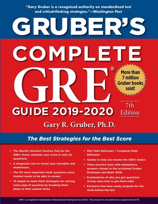 Gruber's Complete GRE Guide 2019-2020 1510754229 Book Cover