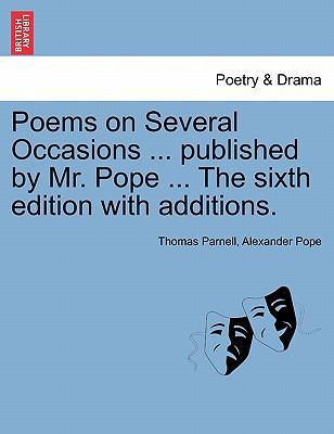 Poems on Several Occasions ... Published by Mr.... 1241243778 Book Cover