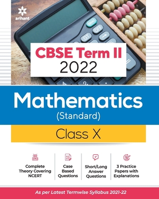 CBSE Term II Mathematics Standard 10th 9325796600 Book Cover