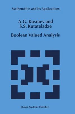 Boolean Valued Analysis 940105908X Book Cover