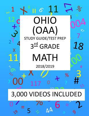 3rd Grade OHIO OAA, 2019 MATH, Test Prep: 3rd G... 1727026934 Book Cover