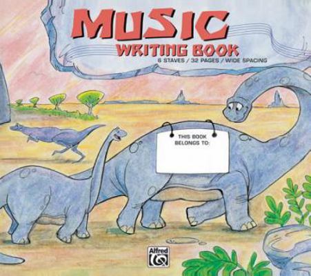 Alfred's Basic Music Writing Book: Wide Lines 0739021958 Book Cover