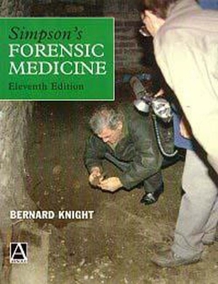 Simpson's Forensic Medicine 034061370X Book Cover