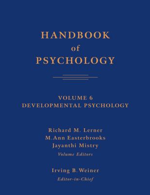 Handbook of Psychology, Developmental Psychology 0471666696 Book Cover