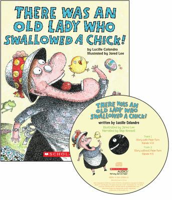 There Was an Old Lady Who Swallowed a Chick! - ... 0545273692 Book Cover