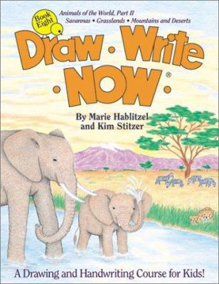 Draw Write Now Book 8: Animals of the World, Pa... B004LC04UY Book Cover