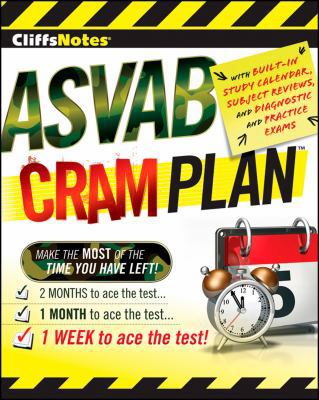 CliffsNotes ASVAB Cram Plan 0470620242 Book Cover