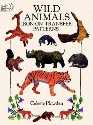 Wild Animals Iron-on Transfer Patterns 0486265447 Book Cover