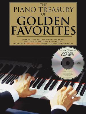 The Piano Treasury of Golden Favorites [With CD] 0825634849 Book Cover
